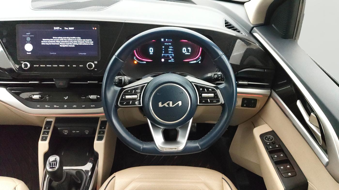 2023 KIA CARENS LUXURY PLUS IMT 1.5 DIESEL IMT, Diesel, Manual, 30,360 km, Steering Wheel Close Up