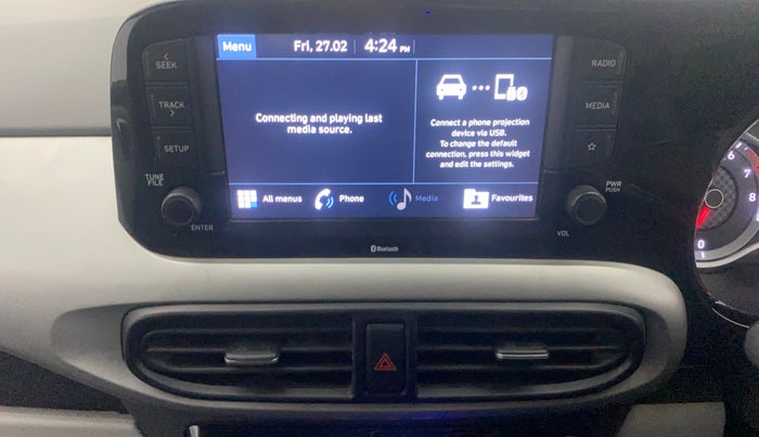 2020 Hyundai GRAND I10 NIOS SPORTZ AMT 1.2 KAPPA VTVT, Petrol, Automatic, 1,02,592 km, Air Conditioner
