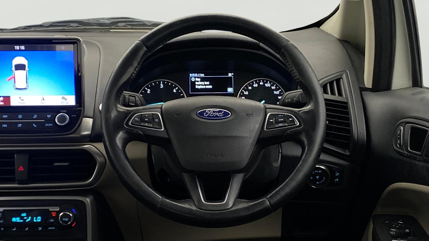 2020 Ford Ecosport TITANIUM 1.5L DIESEL, Diesel, Manual, 94,837 km, Steering Wheel Close Up