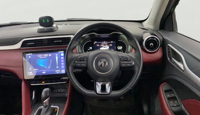 2023 MG ASTOR SAVVY 1.5 CVT S RED, Petrol, Automatic, 18,463 km, Steering Wheel Close Up