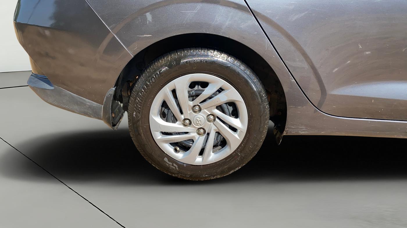 2021 Hyundai AURA S 1.2, CNG, Manual, 61,427 km, Right Rear Wheel