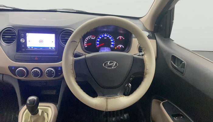 2018 Hyundai Xcent E, CNG, Manual, 54,997 km, Steering Wheel Close Up