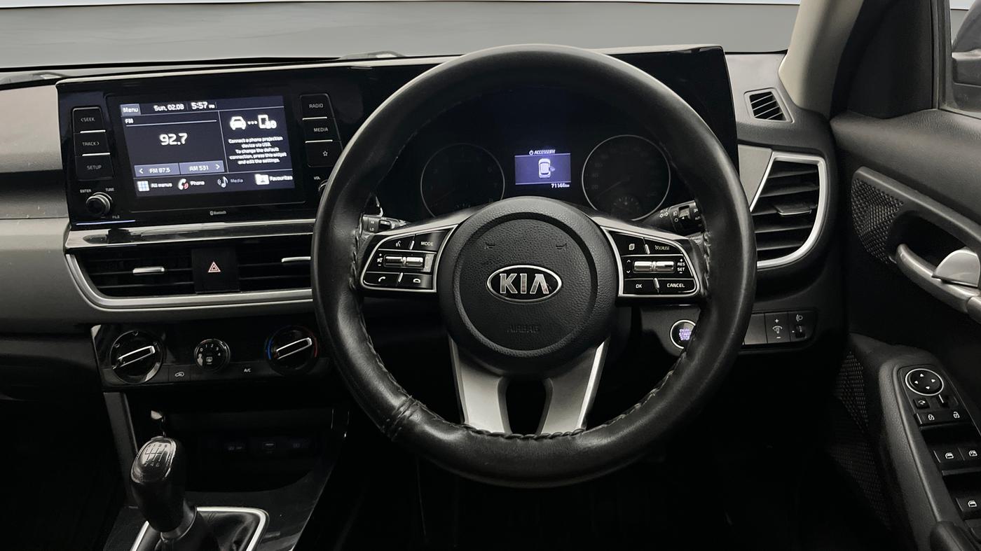 2020 KIA SELTOS HTK PLUS 1.5, Petrol, Manual, 71,096 km, Steering Wheel Close Up