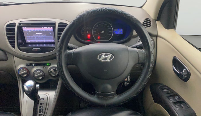 2013 Hyundai i10 SPORTZ 1.2 AT, Petrol, Automatic, 76,045 km, Steering Wheel Close Up