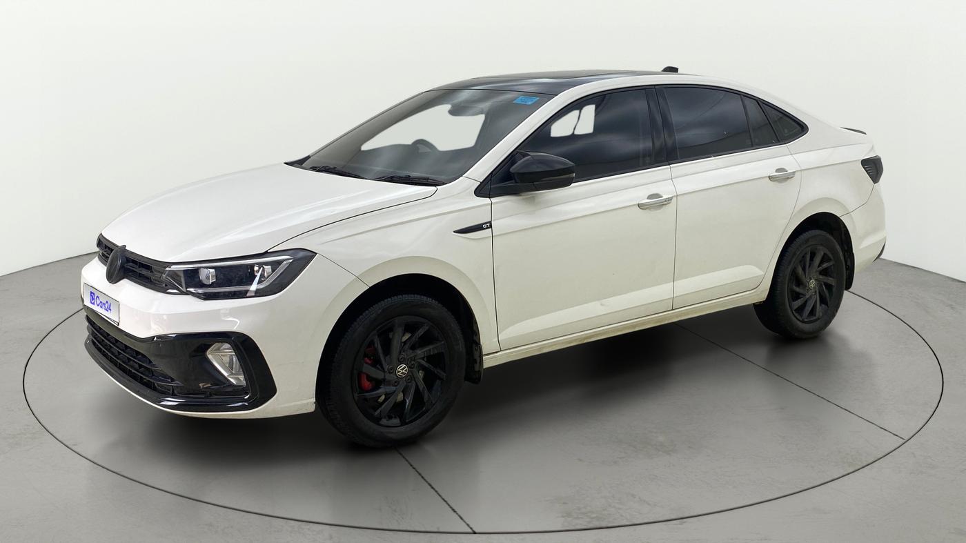 2022 Volkswagen VIRTUS GT PLUS TSI 1.5 EVO DSG, Petrol, Automatic, 26,465 km, Left Front Diagonal