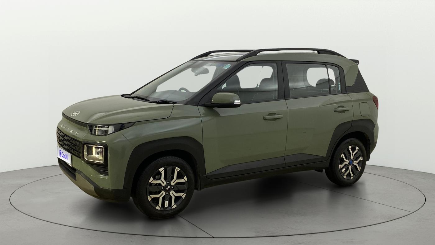 2024 Hyundai EXTER SX(O) CONNECT 1.2 AMT, Petrol, Automatic, 12,899 km, Left Front Diagonal