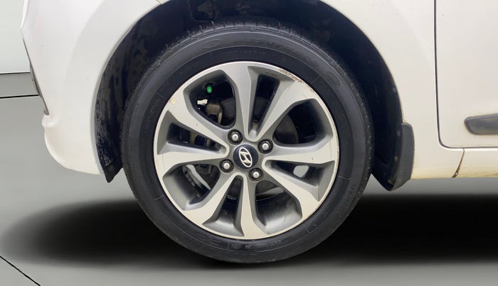 2014 Hyundai Xcent SX 1.2 (O), Petrol, Manual, 45,871 km, Left Front Wheel