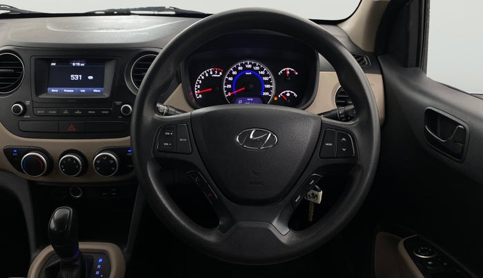 2018 Hyundai Grand i10 MAGNA AT 1.2 KAPPA VTVT, Petrol, Automatic, 49,574 km, Steering Wheel Close Up