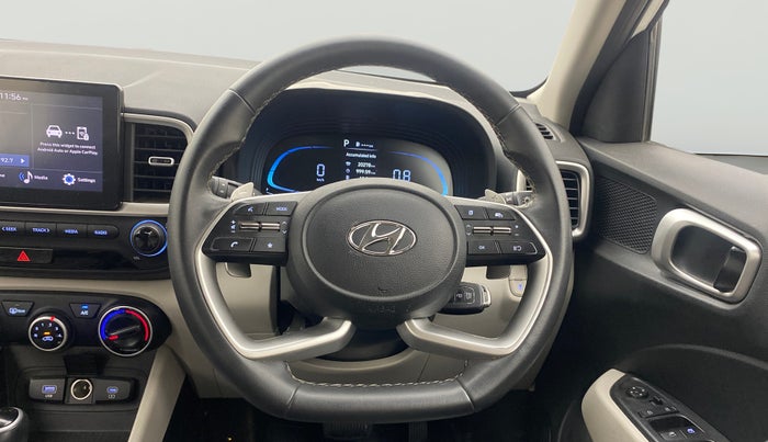 2022 Hyundai VENUE S (O) 1.0 Turbo Petrol DCT, Petrol, Automatic, 20,476 km, Steering Wheel Close Up