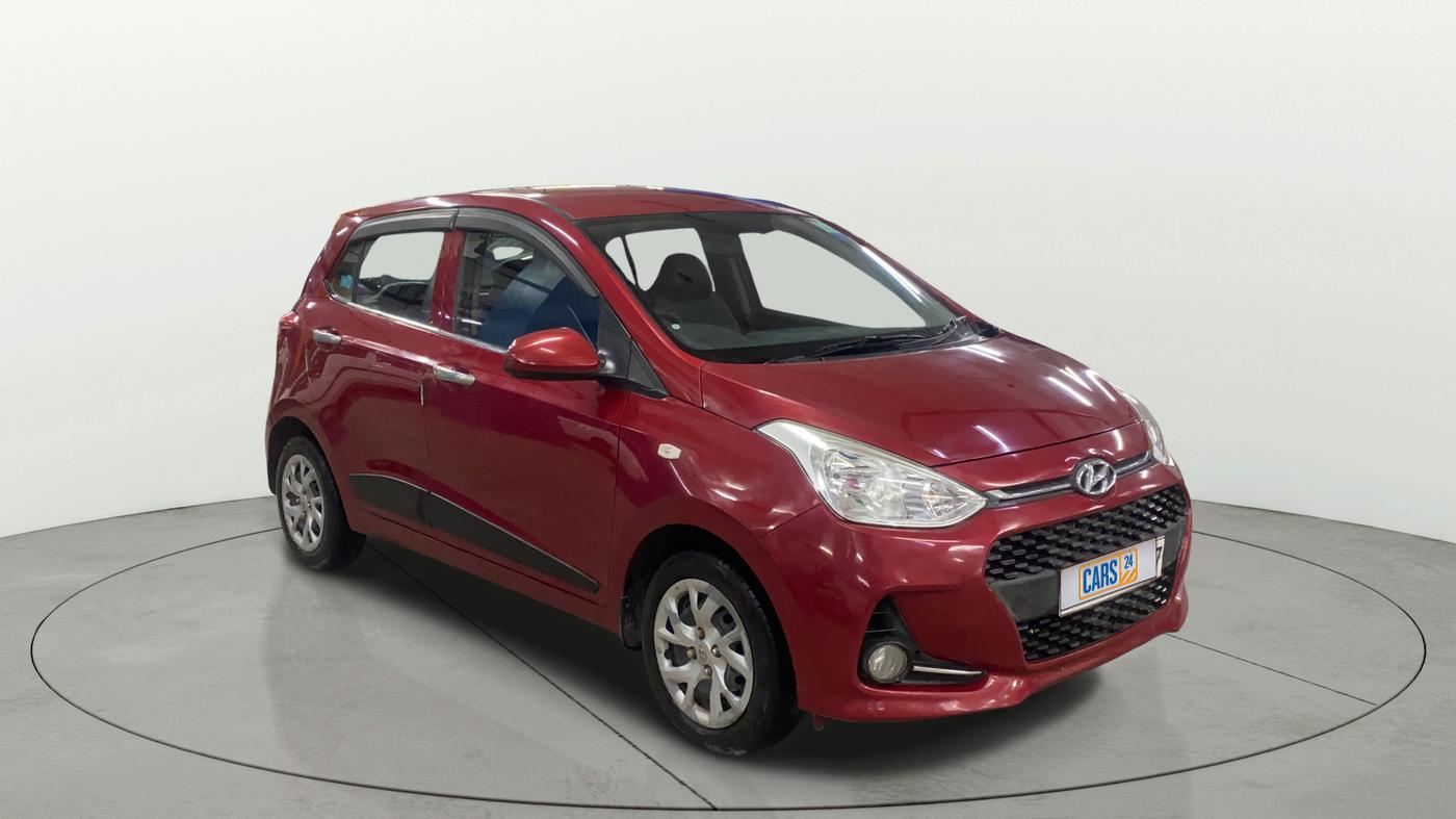 2018 Hyundai Grand i10 SPORTZ 1.2 KAPPA VTVT, Petrol, Manual, 54,907 km, Right Front Diagonal