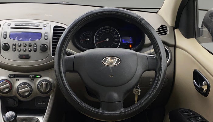 2013 Hyundai i10 SPORTZ 1.2, Petrol, Manual, 1,03,373 km, Steering Wheel Close Up