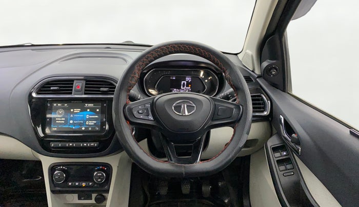 2023 Tata TIGOR XZ PLUS PETROL, Petrol, Manual, 11,176 km, Steering Wheel Close Up