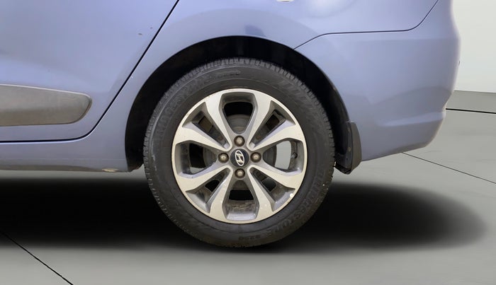 2014 Hyundai Xcent SX 1.2 (O), Petrol, Manual, 87,726 km, Left Rear Wheel