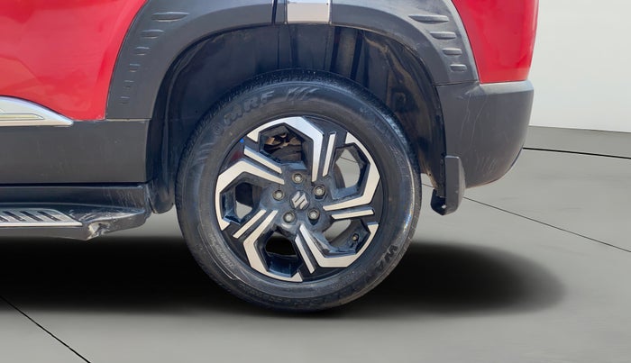 2022 Maruti BREZZA ZXI + SMART HYBRID DUAL TONE, Petrol, Manual, 28,115 km, Left Rear Wheel