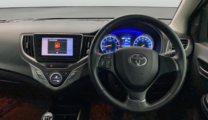2020 Toyota Glanza V, Petrol, Manual, 37,798 km, Steering Wheel Close Up