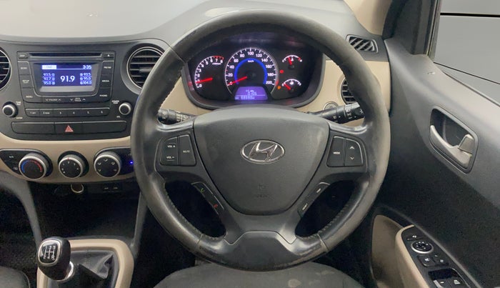 2015 Hyundai Grand i10 ASTA (O) 1.2 KAPPA VTVT, Petrol, Manual, 68,680 km, Steering Wheel Close Up