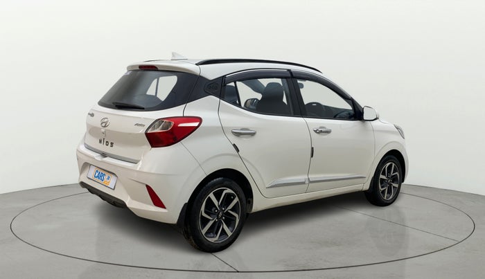 2021 Hyundai GRAND I10 NIOS ASTA 1.2 KAPPA VTVT, Petrol, Manual, 1,28,669 km, Right Back Diagonal