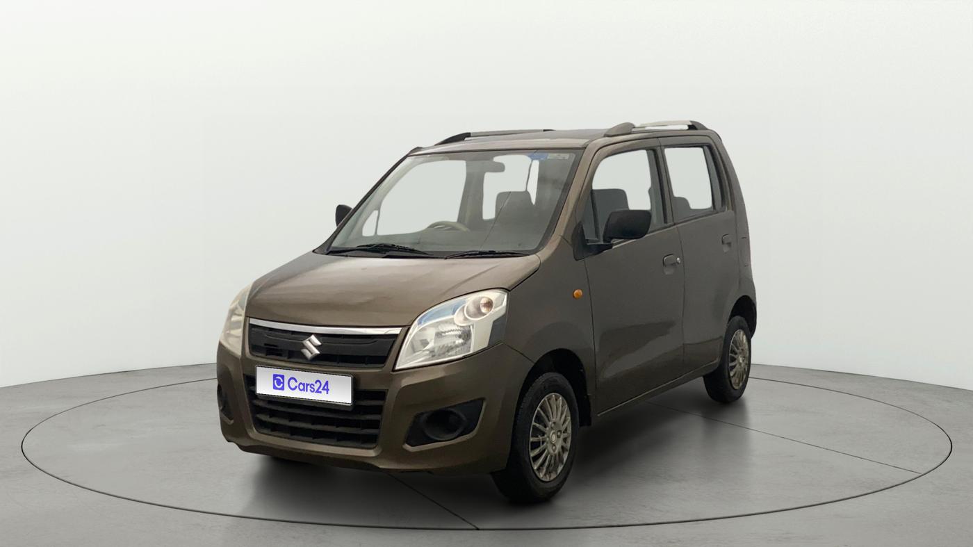 2013 Maruti Wagon R 1.0 LXI CNG, CNG, Manual, 69,634 km, Left Front Diagonal
