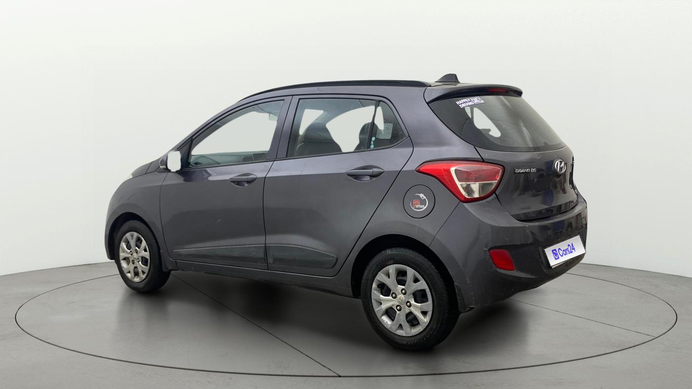 2016 Hyundai Grand i10 SPORTZ 1.2 KAPPA VTVT, Petrol, Manual, 65,236 km, Left Back Diagonal
