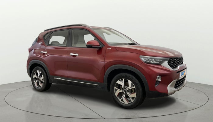 2021 KIA SONET HTX PLUS 1.0 IMT, Petrol, Manual, 43,591 km, Right Front Diagonal