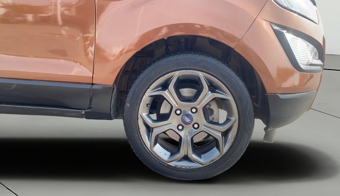 2018 Ford Ecosport TITANIUM 1.5L SPORTS(SUNROOF) DIESEL, Diesel, Manual, 1,42,097 km, Right Front Wheel