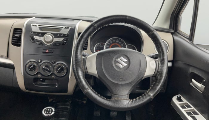 2014 Maruti Wagon R 1.0 VXI, Petrol, Manual, 62,301 km, Steering Wheel Close Up