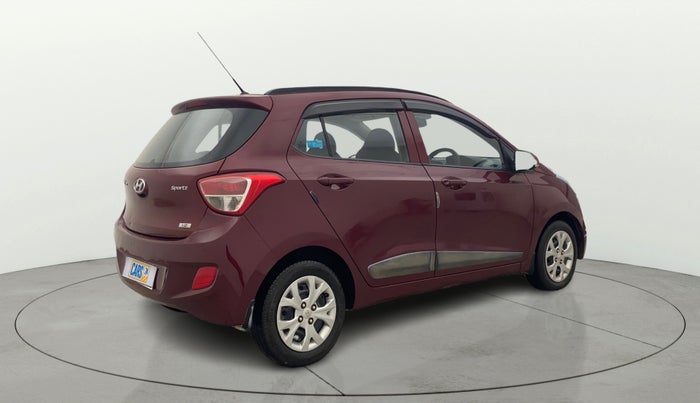 2015 Hyundai Grand i10 SPORTZ 1.2 KAPPA VTVT, Petrol, Manual, 47,821 km, Right Back Diagonal