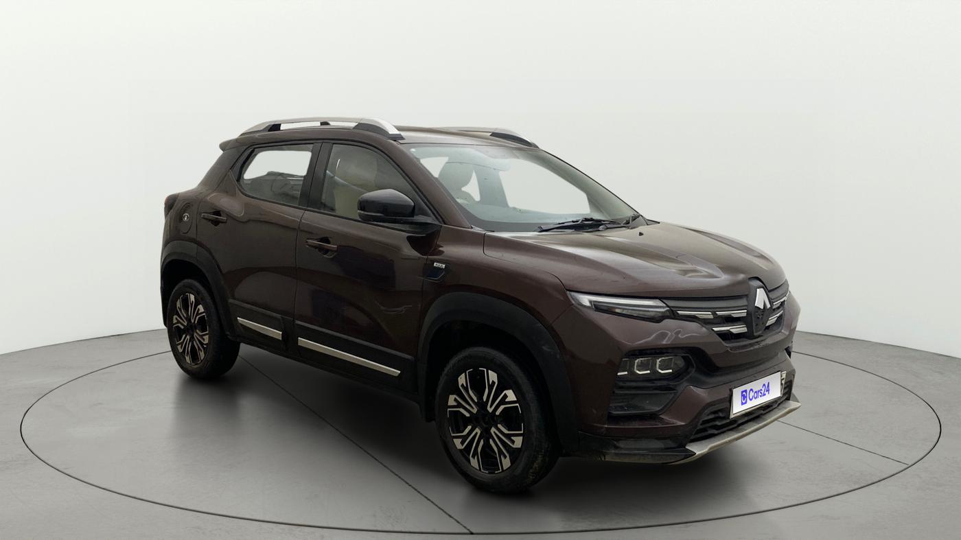 2021 Renault Kiger RXZ TURBO CVT, Petrol, Automatic, 74,919 km, Right Front Diagonal