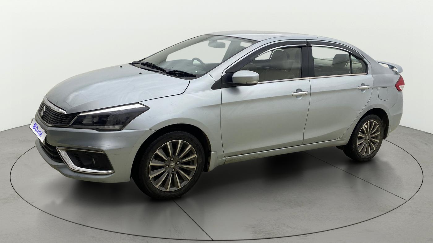 2022 Maruti Ciaz ALPHA  AT 1.5 SHVS PETROL, Petrol, Automatic, 57,495 km, Left Front Diagonal