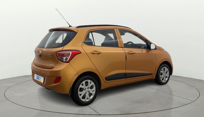 2015 Hyundai Grand i10 SPORTZ 1.2 KAPPA VTVT, Petrol, Manual, 75,627 km, Right Back Diagonal