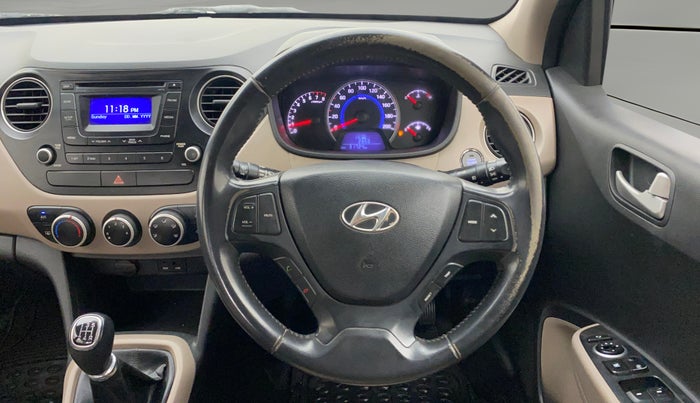 2015 Hyundai Grand i10 ASTA 1.2 KAPPA VTVT, Petrol, Manual, 31,703 km, Steering Wheel Close Up