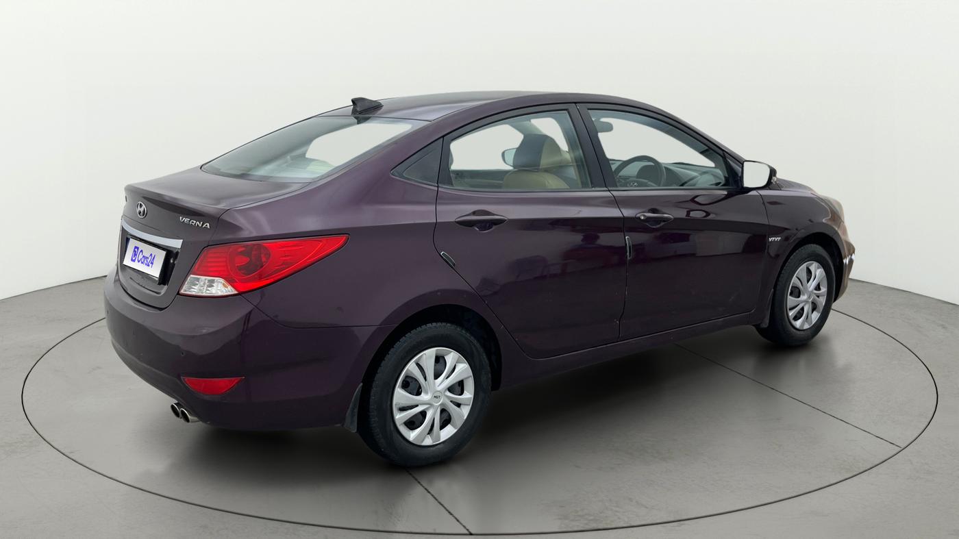 2013 Hyundai Verna FLUIDIC VTVT 1.6 EX AT, Petrol, Automatic, 88,573 km, Right Back Diagonal
