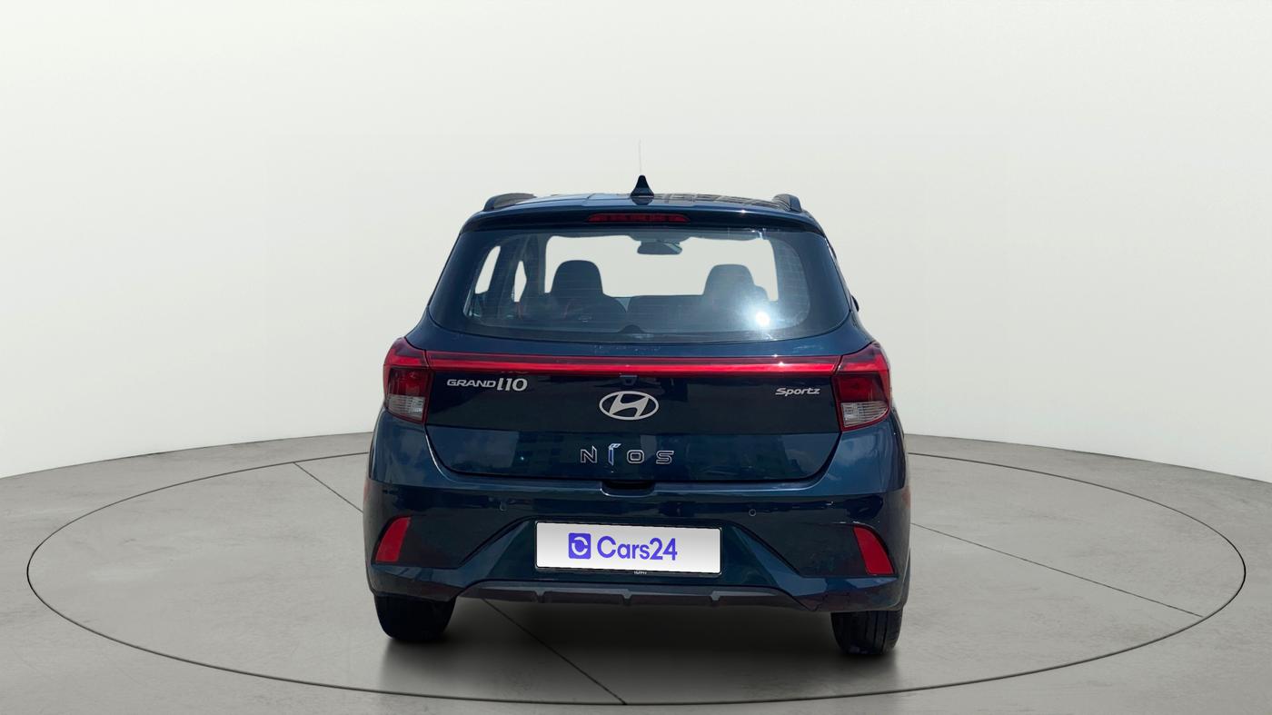 2024 Hyundai GRAND I10 NIOS SPORTZ AMT 1.2 KAPPA VTVT, Petrol, Automatic, 10,776 km, Back/Rear