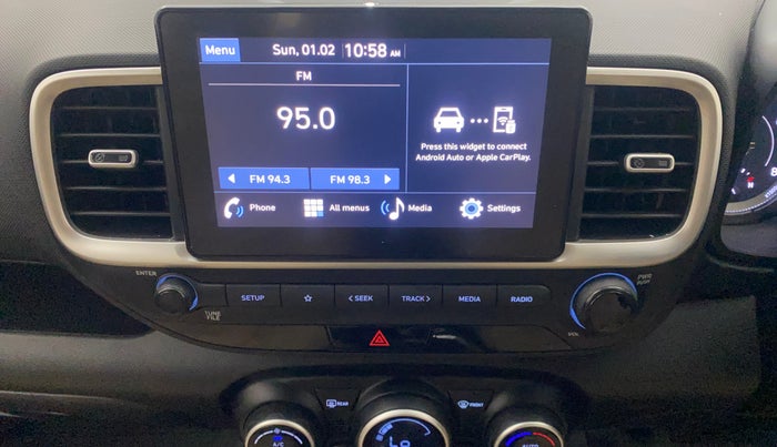 2021 Hyundai VENUE SX 1.0 TURBO, Petrol, Manual, 20,372 km, Air Conditioner