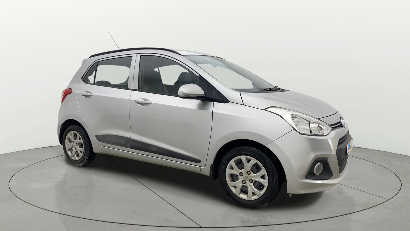 2015 Hyundai Grand i10 SPORTZ 1.2 KAPPA VTVT, Petrol, Manual, 73,343 km, Right Front Diagonal