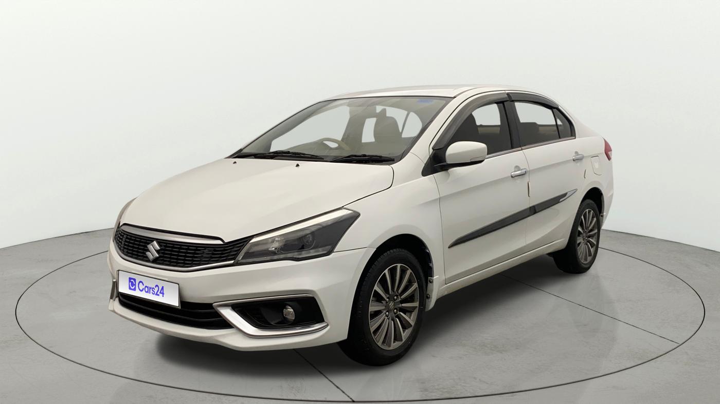 2021 Maruti Ciaz ALPHA 1.5 SHVS PETROL, Petrol, Manual, 36,561 km, Left Front Diagonal
