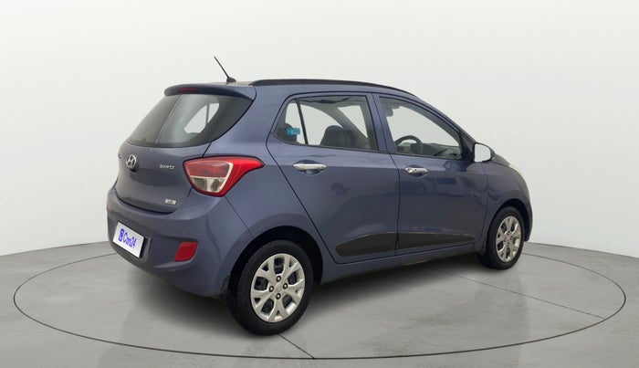 2014 Hyundai Grand i10 SPORTZ 1.2 KAPPA VTVT, Petrol, Manual, 60,150 km, Right Back Diagonal