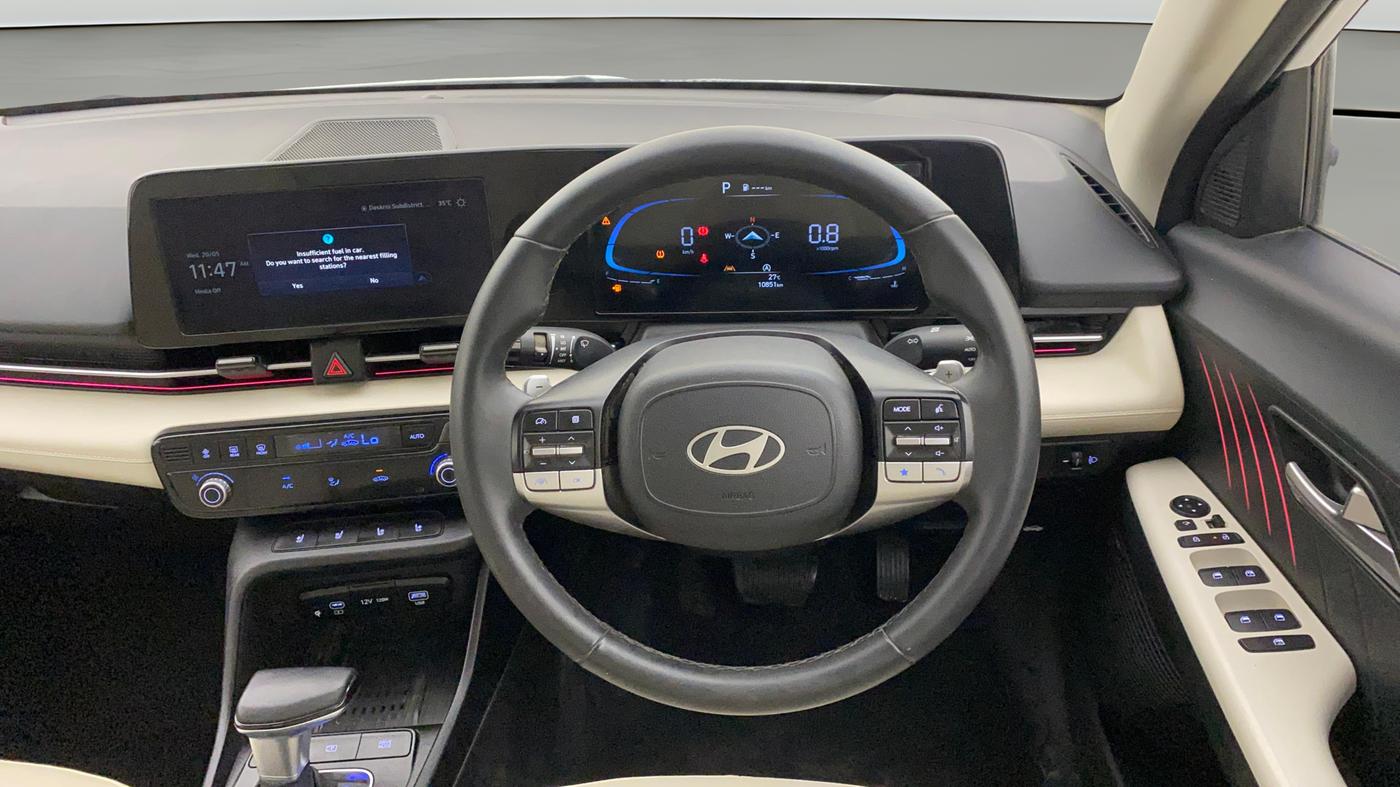 2025 Hyundai Verna SX(O) 1.5 MPI IVT , Petrol, Automatic, 10,850 km, Steering Wheel Close Up