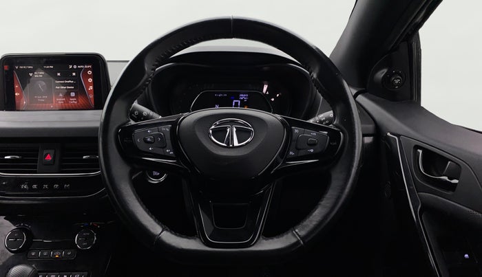 2022 Tata NEXON XZA PLUS (O) PETROL DARK EDITION, Petrol, Automatic, 42,221 km, Steering Wheel Close Up