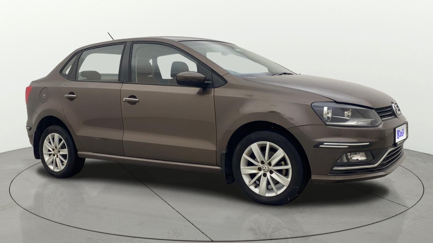 2016 Volkswagen Ameo HIGHLINE DSG 1.5 DIESEL , Diesel, Automatic, 99,263 km, Right Front Diagonal