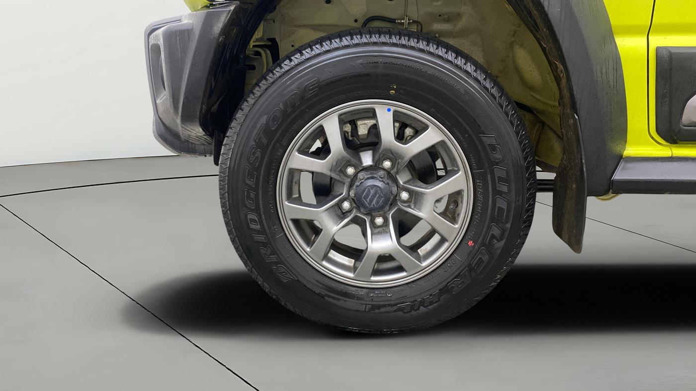 2023 Maruti JIMNY ALPHA ALL GRIP PRO MT DUAL TONE, Petrol, Manual, 7,617 km, Left Front Wheel