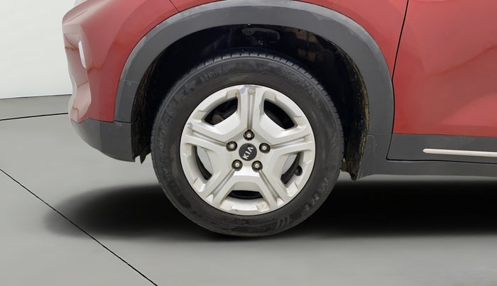 2021 KIA SONET HTX 1.0 IMT, Petrol, Manual, 1,14,554 km, Left Front Wheel