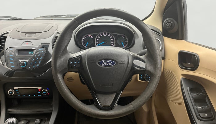 2017 Ford Figo Aspire TITANIUM 1.2 PETROL, CNG, Manual, 77,619 km, Steering Wheel Close Up