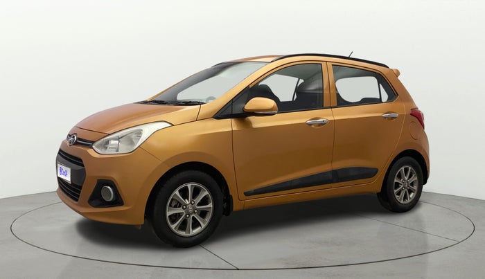 2014 Hyundai Grand i10 ASTA (O) 1.2 KAPPA VTVT, Petrol, Manual, 1,45,204 km, Left Front Diagonal