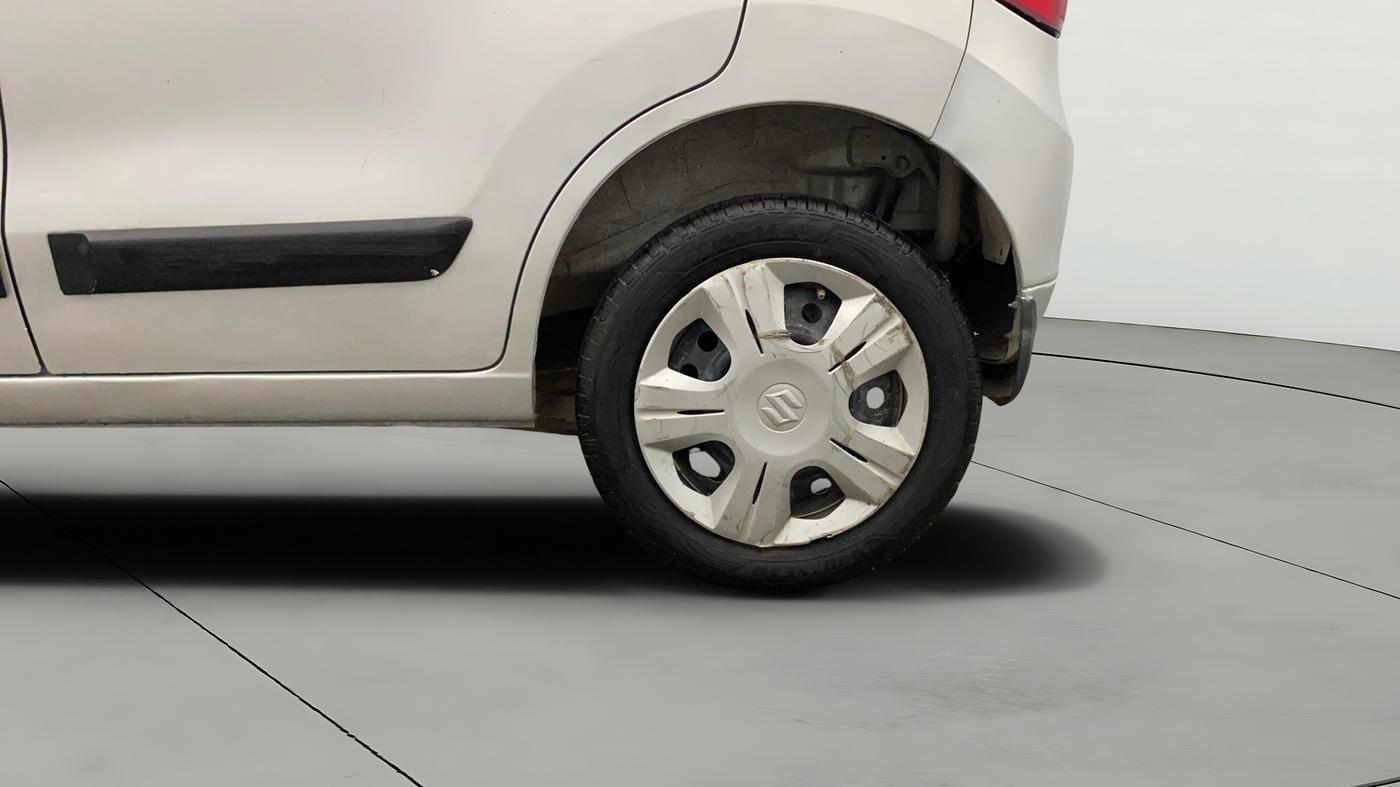 2014 Maruti Wagon R 1.0 VXI, Petrol, Manual, 64,980 km, Left Rear Wheel