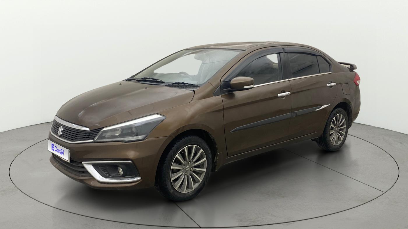 2018 Maruti Ciaz ALPHA 1.5 SHVS PETROL, Petrol, Manual, 63,494 km, Left Front Diagonal