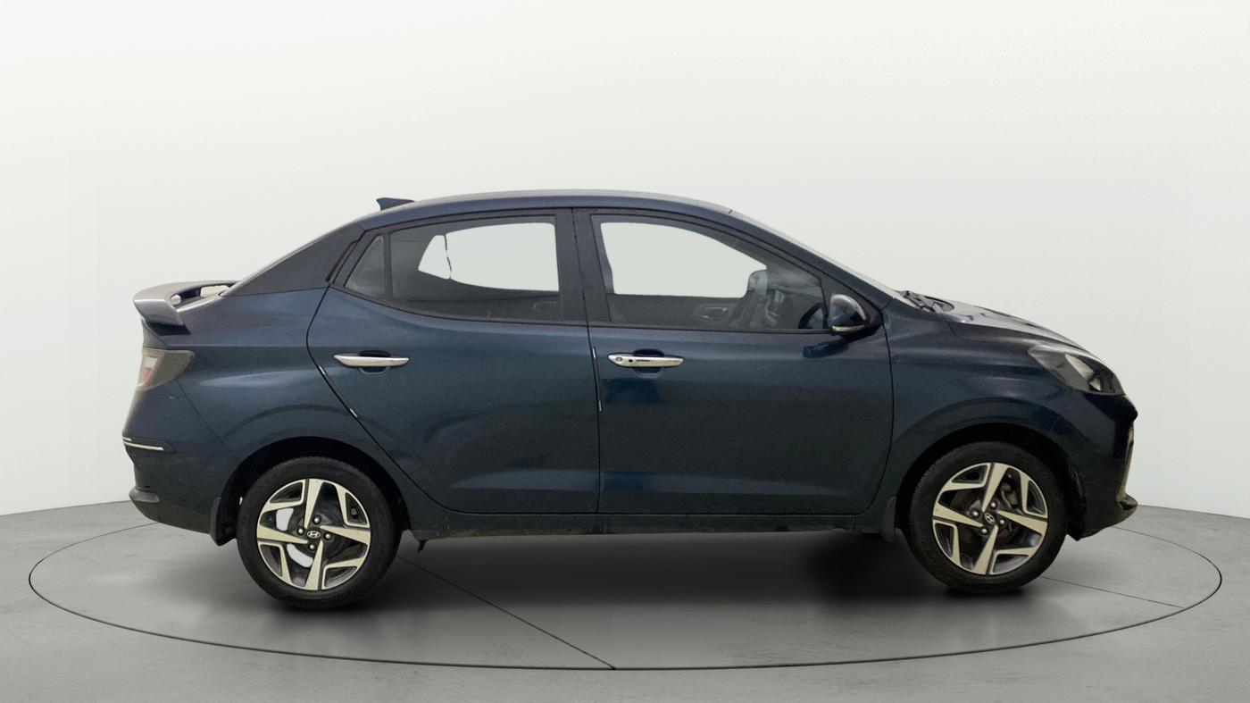 2023 Hyundai AURA SX 1.2 CNG, CNG, Manual, 91,199 km, Right Side View