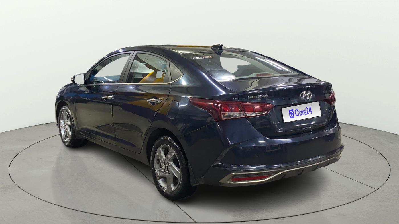 2022 Hyundai Verna SX (O)1.5 MPi, Petrol, Manual, Left Back Diagonal
