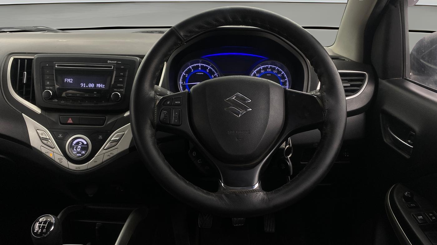 2017 Maruti Baleno DELTA PETROL 1.2, Petrol, Manual, 31,675 km, Steering Wheel Close Up