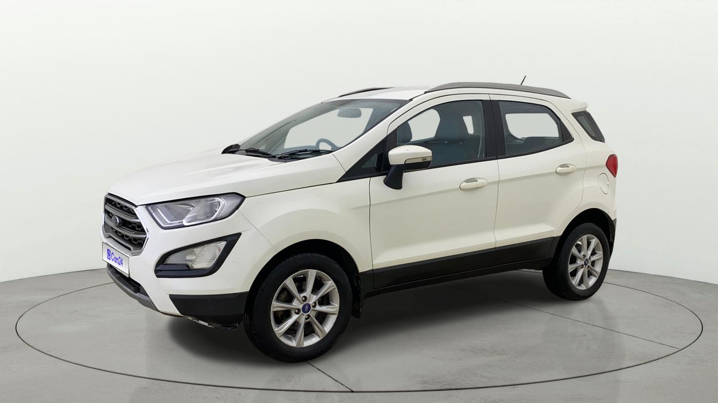 2020 Ford Ecosport TITANIUM 1.5L DIESEL, Diesel, Manual, 1,07,784 km, Left Front Diagonal